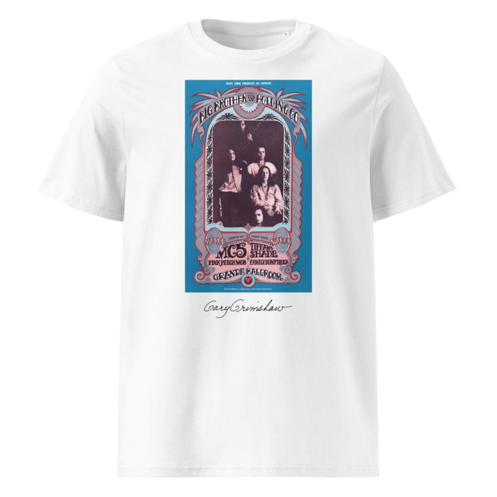 “Big Brother” by Gary Grimshaw Unisex organic cotton t-shirt - Retroactv Merch Inc.