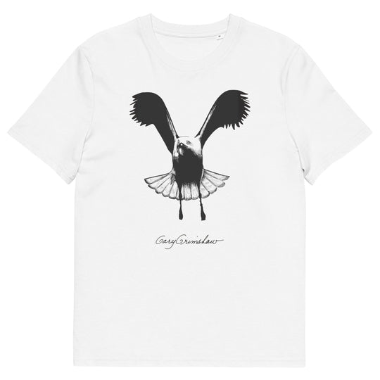 Gary Grimshaw Seagull Spirit Unisex organic cotton t-shirt - Retroactv Merch Inc.