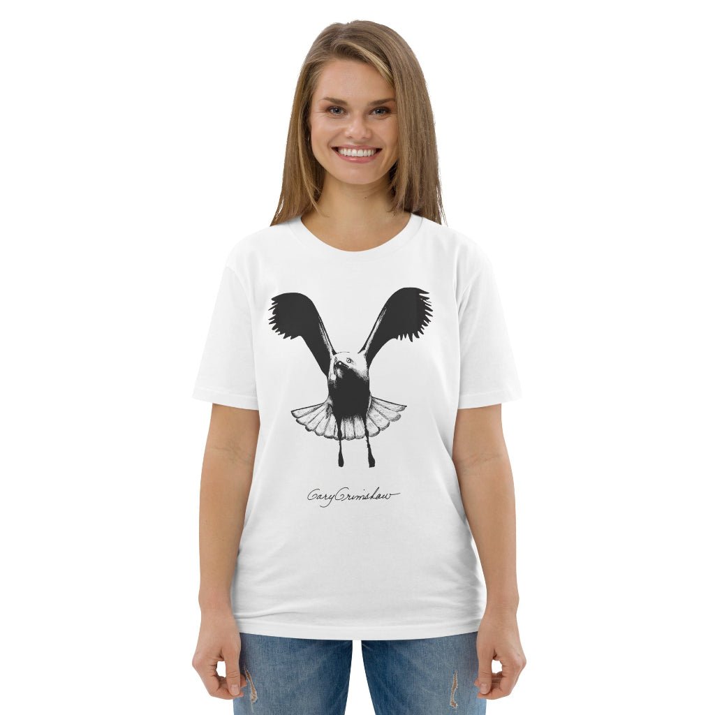 Gary Grimshaw Seagull Spirit Unisex organic cotton t-shirt - Retroactv Merch Inc.
