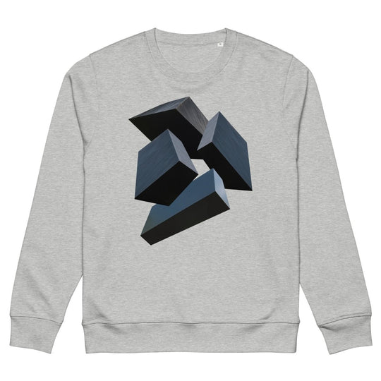The Rhombus Unisex organic mid - weight sweatshirt - Retroactv Merch Inc.