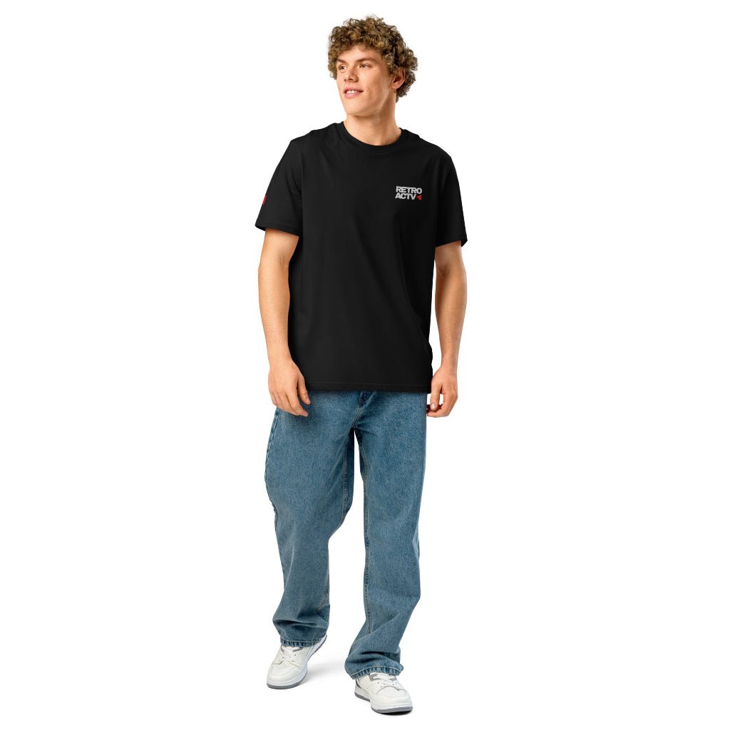 Retroactv unisex organic ribbed neck t-shirt - Retroactv Merch Inc.