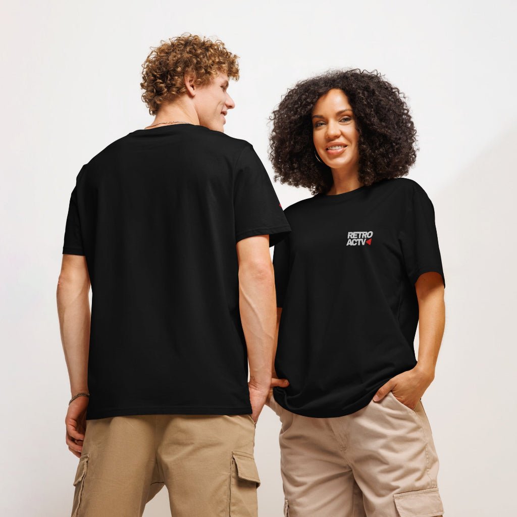Retroactv unisex organic ribbed neck t-shirt - Retroactv Merch Inc.