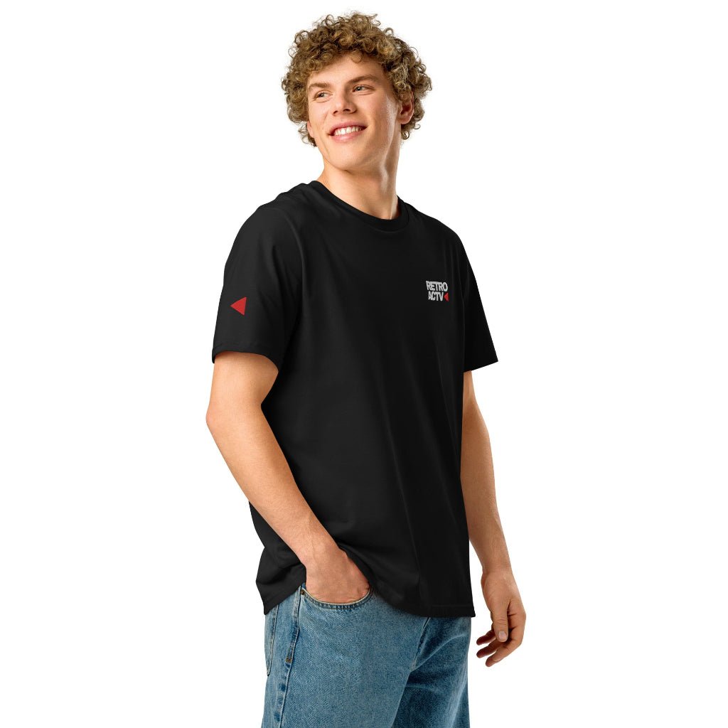 Retroactv unisex organic ribbed neck t-shirt - Retroactv Merch Inc.