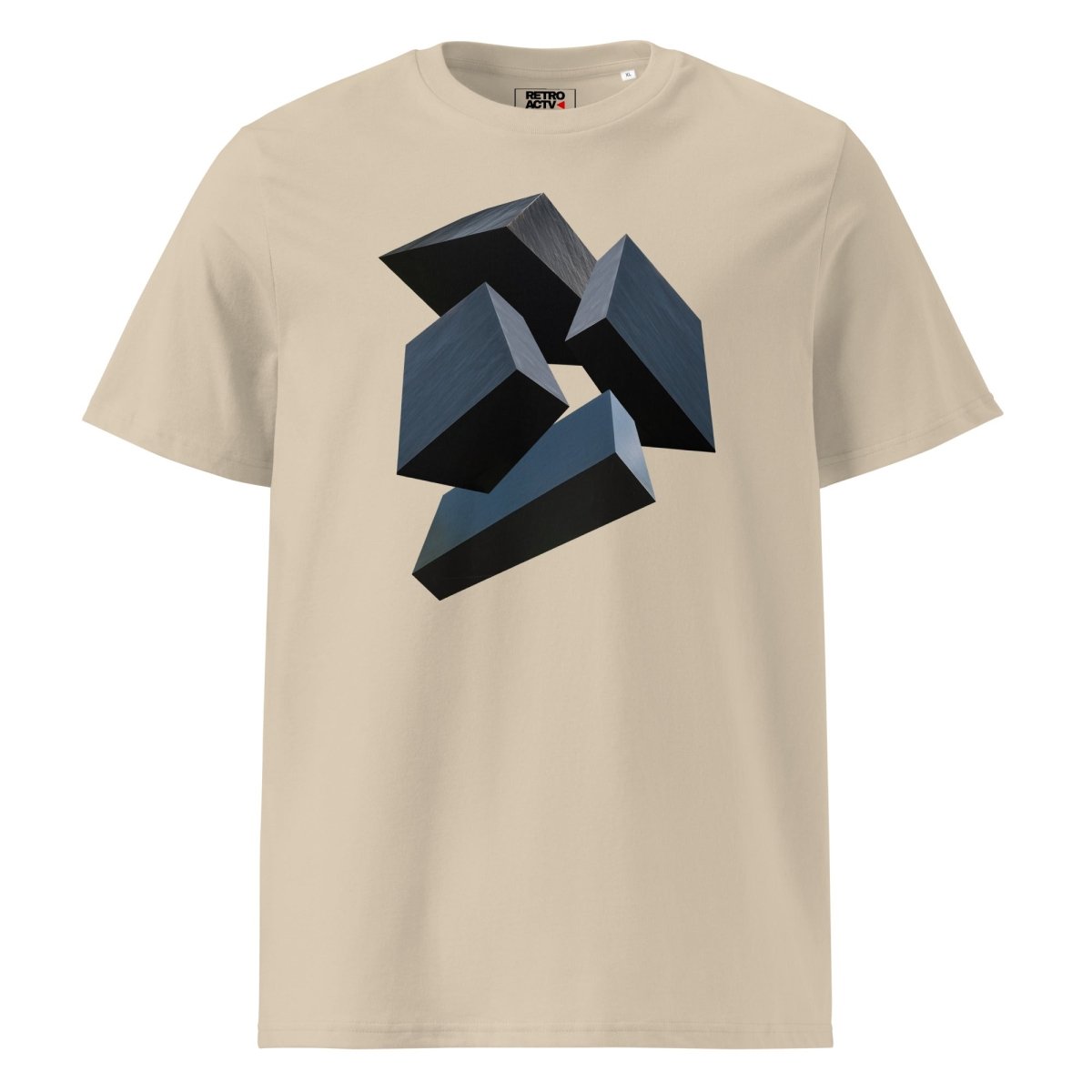 The Rhombus Unisex organic ribbed neck t-shirt - Retroactv Merch Inc.