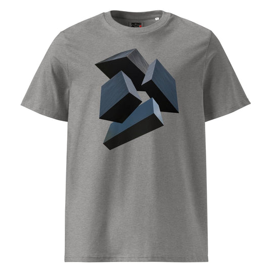 The Rhombus Unisex organic ribbed neck t-shirt - Retroactv Merch Inc.