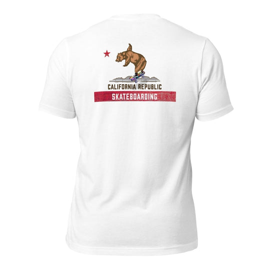 California Republic Designs Skateboarding Unisex staple eco t-shirt - Retroactv Merch Inc.