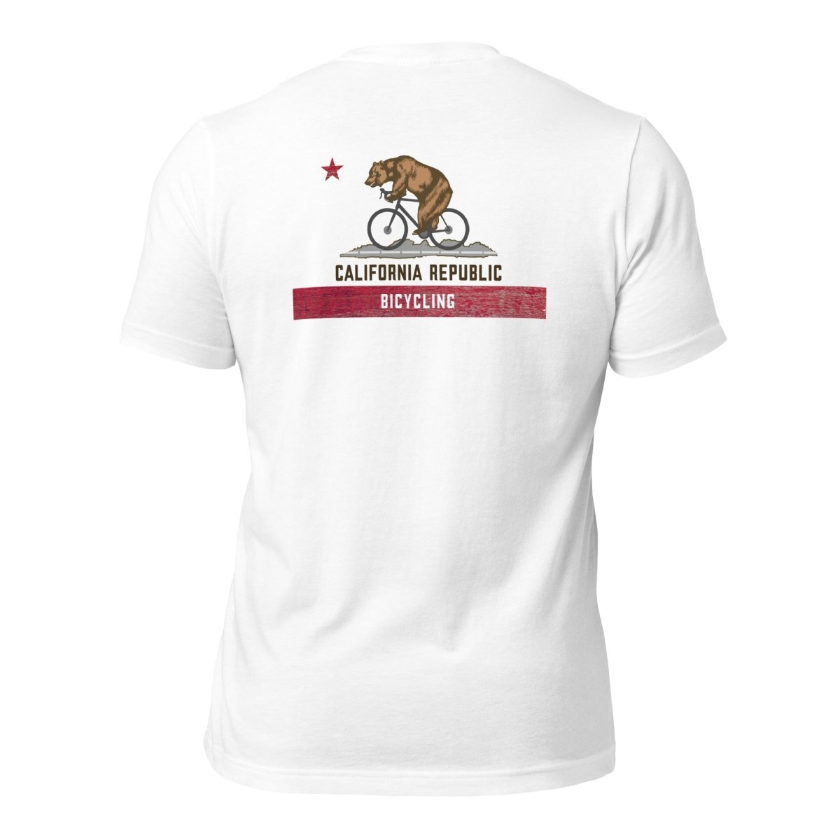 California Republic Designs Bicycling Unisex staple eco t-shirt - Retroactv Merch Inc.