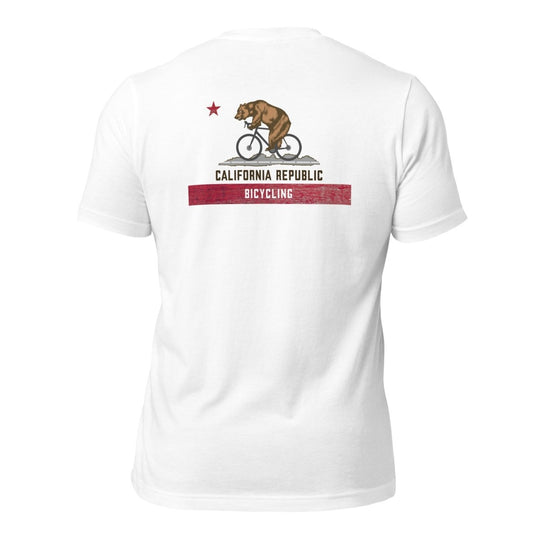 California Republic Designs Bicycling Unisex staple eco t-shirt - Retroactv Merch Inc.