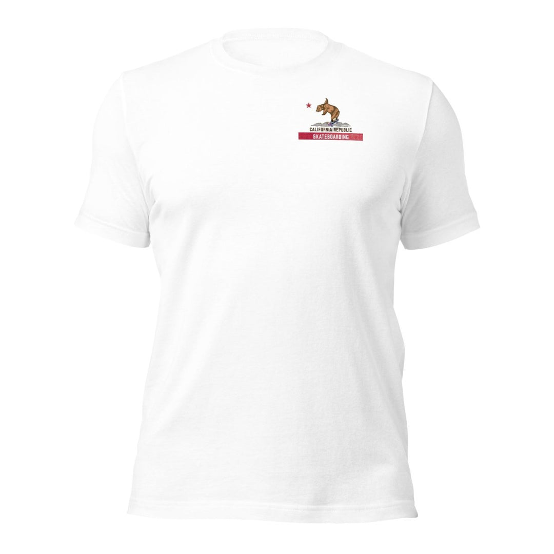 California Republic Designs Skateboarding Unisex staple eco t-shirt - Retroactv Merch Inc.