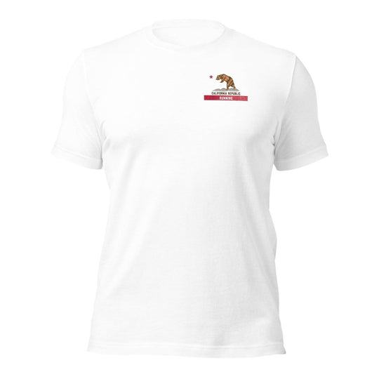 California Republic Designs Running Unisex staple eco t-shirt - Retroactv Merch Inc.