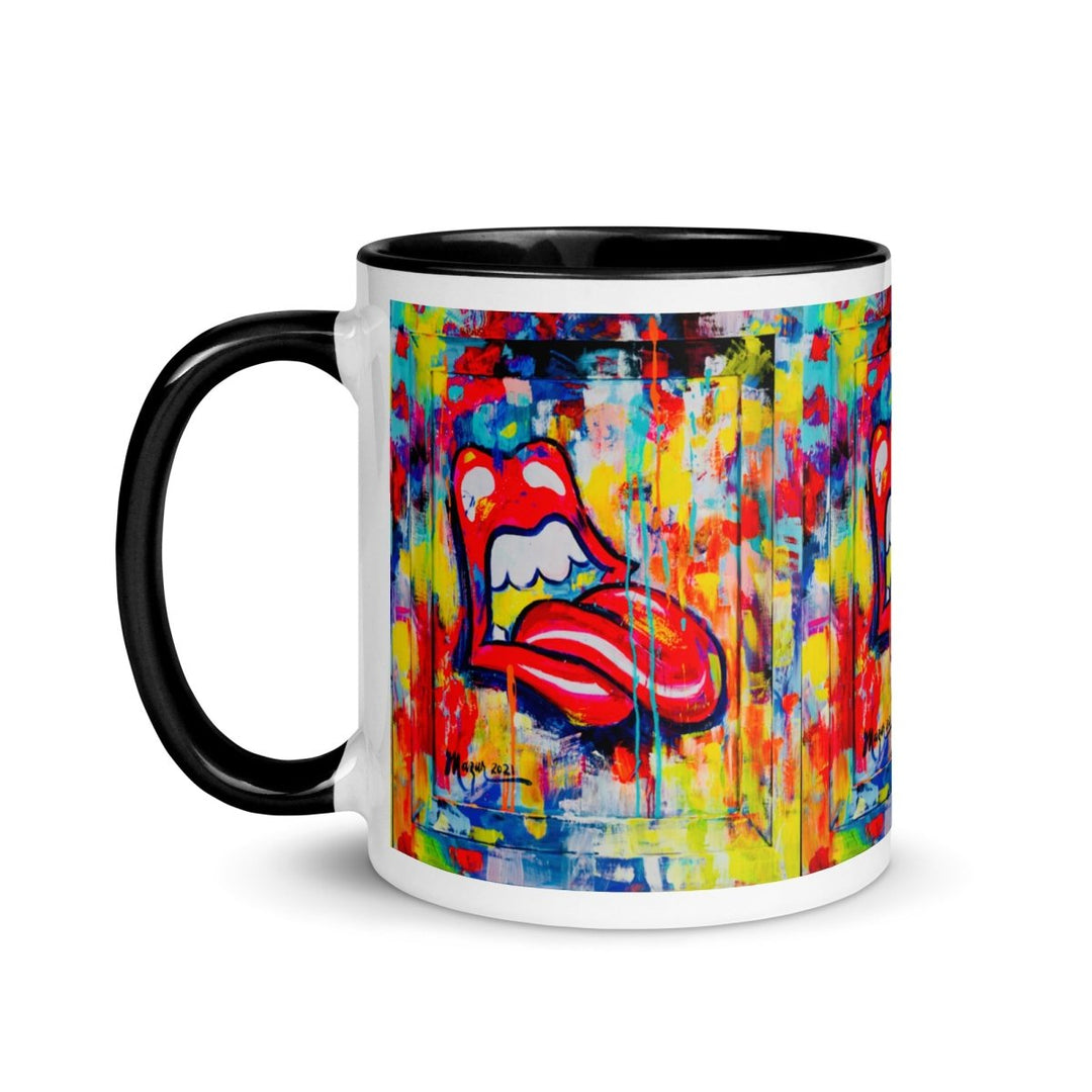 High Volume M&T Mug with Color Inside by Ruby Mazur - Retroactv Merch Inc.