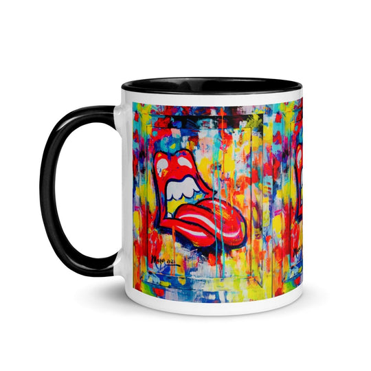 High Volume M&T Mug with Color Inside by Ruby Mazur - Retroactv Merch Inc.