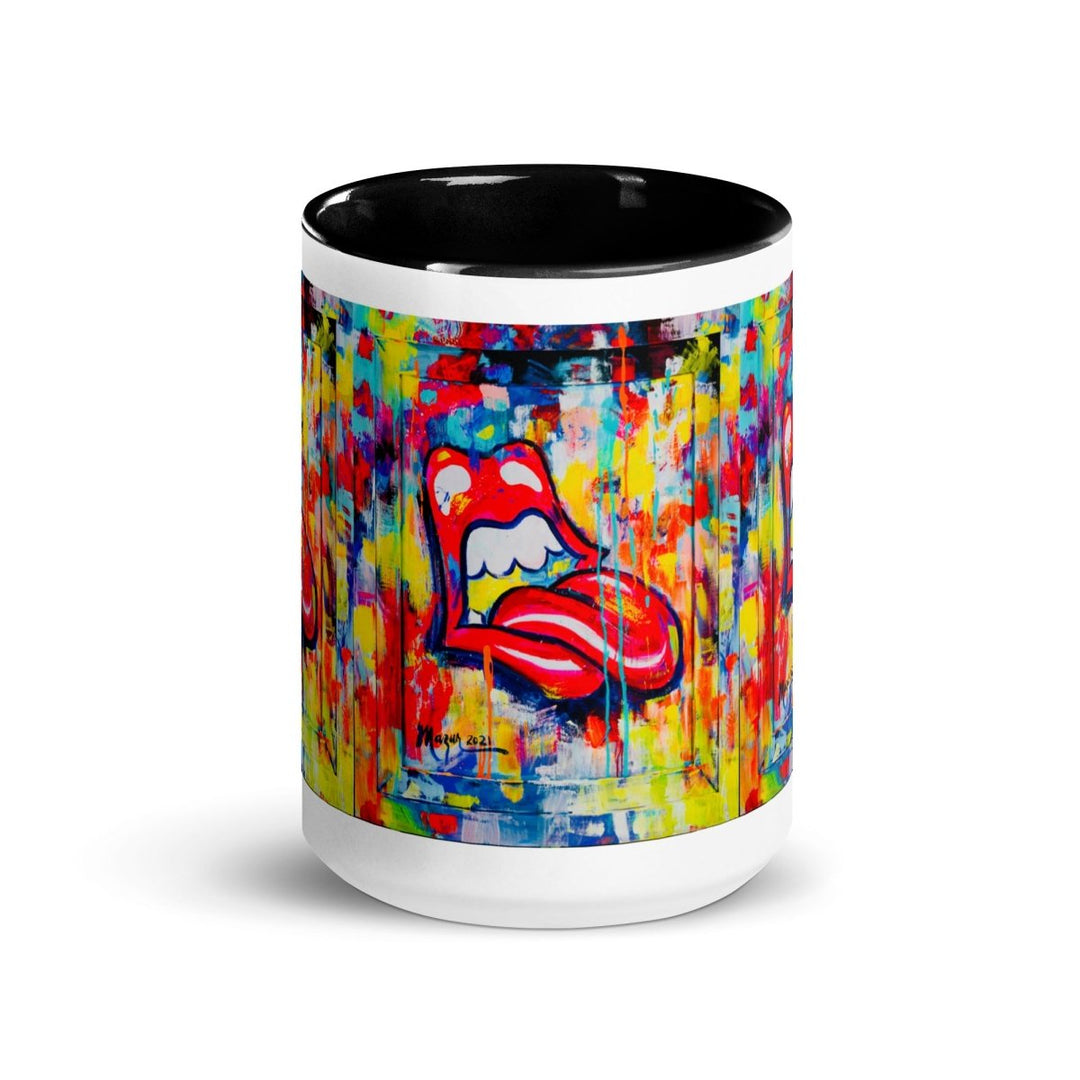 High Volume M&T Mug with Color Inside by Ruby Mazur - Retroactv Merch Inc.