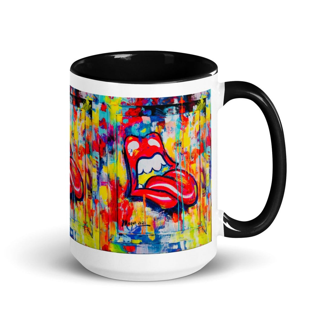 High Volume M&T Mug with Color Inside by Ruby Mazur - Retroactv Merch Inc.