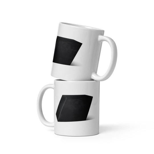 The Rhombus Classic White glossy mug - Retroactv Merch Inc.