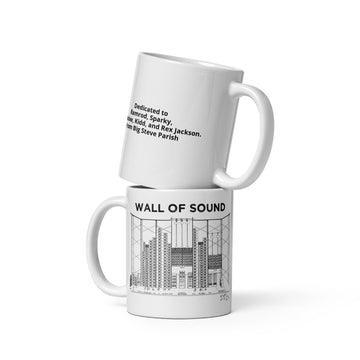 Big Steve Wall of Sound White glossy mug