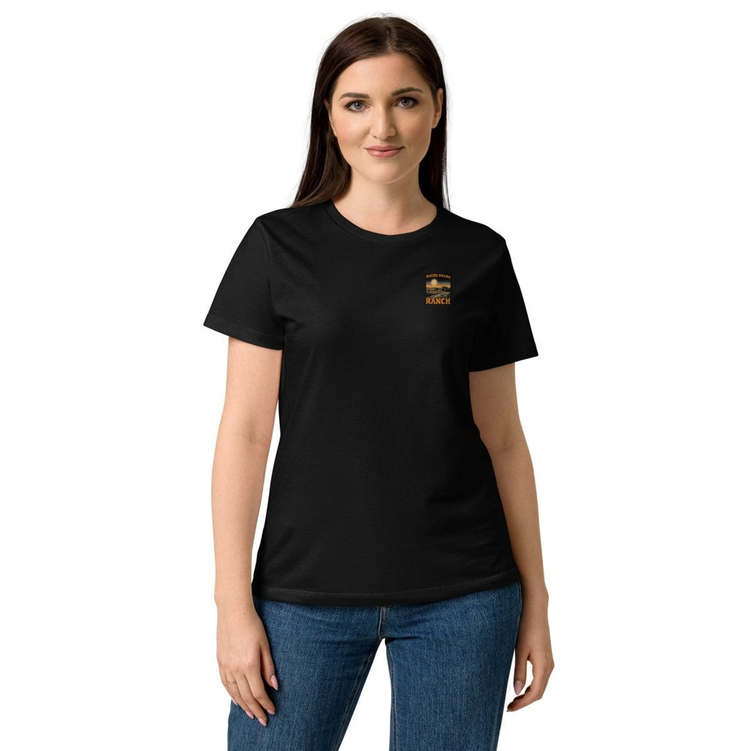 Big Steve Rucka Rucka Ranch Sundown Women’s softstyle t-shirt - Retroactv Merch Inc.