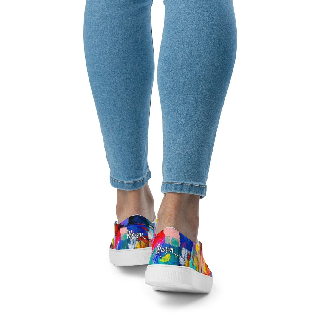 High Volume M&T Women’s slip - on canvas shoes - Retroactv Merch Inc.