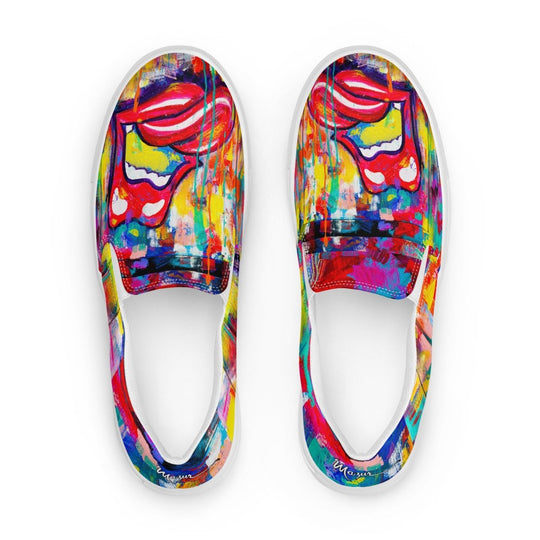 High Volume M&T Women’s slip - on canvas shoes - Retroactv Merch Inc.