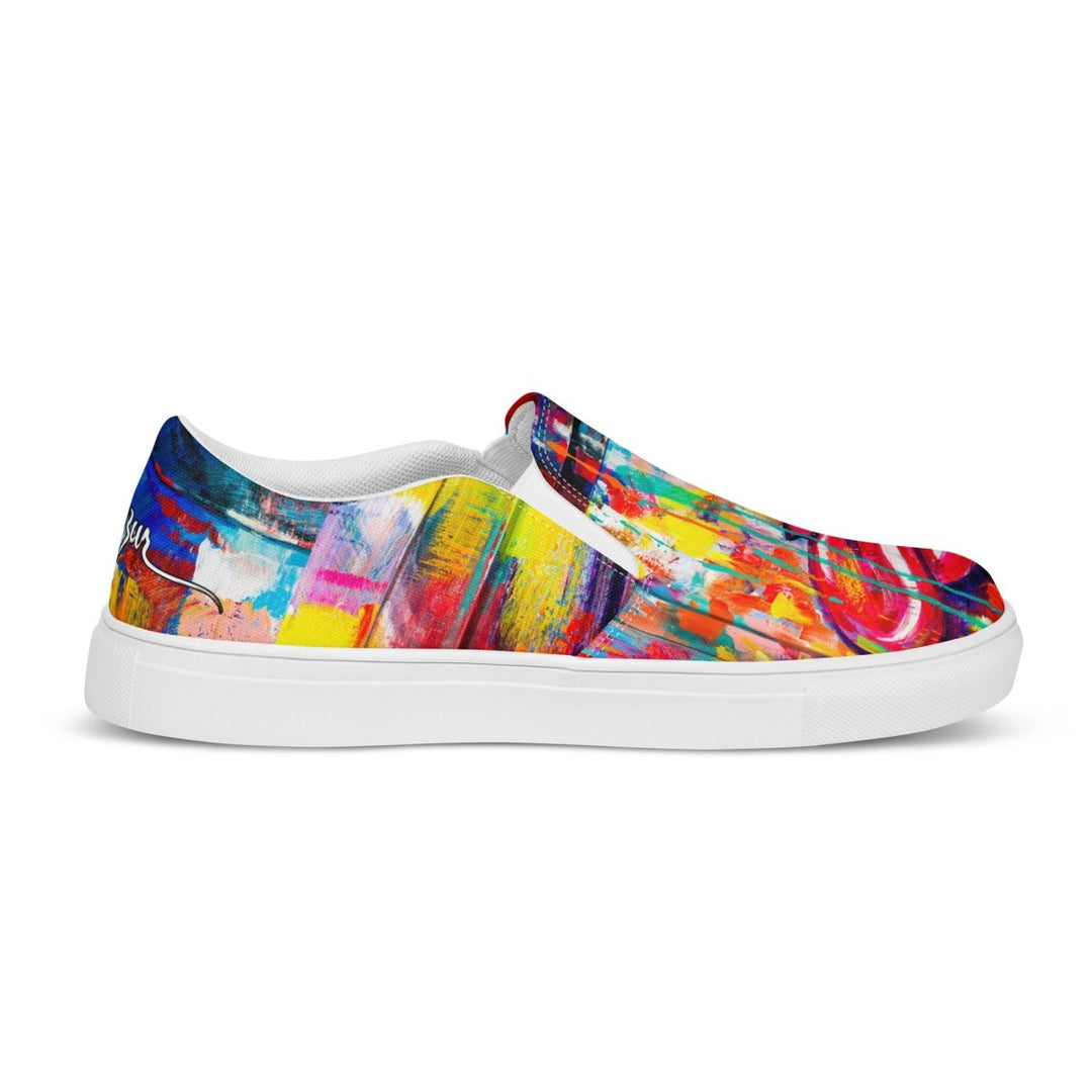 High Volume M&T Women’s slip - on canvas shoes - Retroactv Merch Inc.